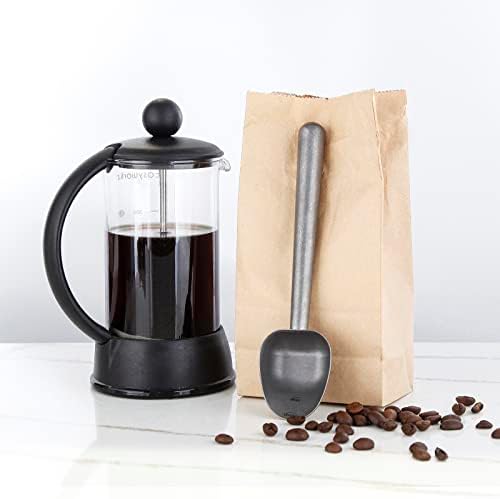 Easyworkz Stainless Steel Long Hollow Handle Coffee Scoop,7g Measuring Spoon,Vintage, Bundled with Nando French Press 23 oz Double Wall Insulated Thermal Coffee Maker - Image 3