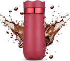 Portable French Press Travel Mug 320ml Stainless Steel Double Wall Insulated Coffee Maker for Ground Coffee and Tea Leaves - No Leak, HotCold Brew | Perfect for Outdoor Activities (#1) - Image 3