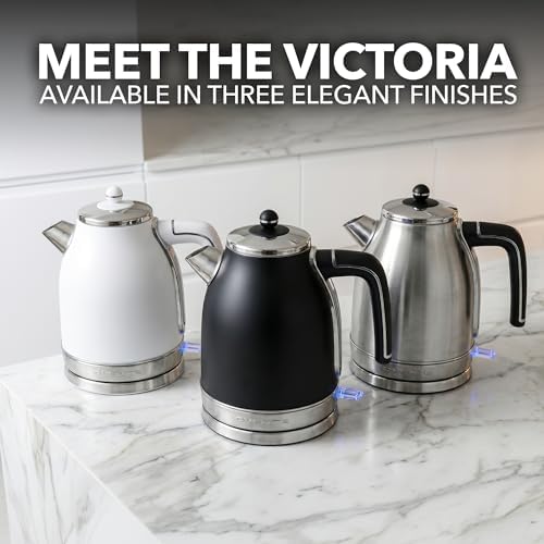 OVENTE 1.7L Stainless Steel Electric Kettle, 1500W Power, Silver KS777S - Image 7