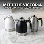 OVENTE 1.7L Stainless Steel Electric Kettle, 1500W Power, Silver KS777S - Image 7