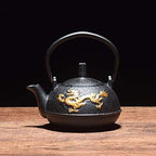 South Japan Old Pot Creative Teapot Double Iron Dragon - Image 3