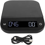 Espresso Mini Digital Coffee Scale with Timer, Digital Espresso Scale 3kg to 5kg/0.1g High Accuracy Manual Automatic for Food Kitchen Baking Weighing Coffee Bean (5kg) by Unknown