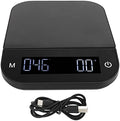 Digital Coffee Scale, 0.1g High Accuracy, Timer, 5kg Capacity, Portable Baking Kitchen Scale, ABS Material by aqxreight