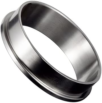 Coffee Dosing Ring Stainless Steel Funnel 51mm 53mm 57mm 57.5mm 58mm 58.5mm Compatible with Portafilter Barista Tools Espresso Accessories(53mm) by Unknown