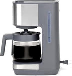 GE Drip Coffee Maker With Timer | 12-Cup Glass Carafe Coffee Pot With Adjustable Keep Warm Plate | Wide Shower Head for Maximum Flavor | Kitchen Essentials | Stainless Steel - Image 3