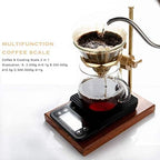 Digital Coffee Scale with Timer, 3000g x 0.1g Precision LCD Display Electronic Small Portable Home Kitchen Cooking Multifunction Food Weighing - Image 6