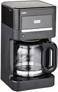 Braun Brew Sense 12 Cup Drip Coffee Maker - Pause & Pour Mid Brew, Programmable Coffee Machine with 24-Hour Timer & Clock, 1-4 Cup Functions, Self Clean, Auto Shutoff, Removable Filter Basket, Black by Unknown