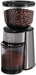 Mr. Coffee Automatic Burr Mill Coffee Grinder with 18 Custom Grinders Silver by MrCoffee