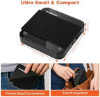 Mini Coffee Scale with Timer, 2kg/0.1g High Precision Scale for Espresso & Pour-Over, Portable Digital Kitchen Scale, 4 Modes & 3 Units, USB Charging, Tempered Glass Platform, Black - Image 2