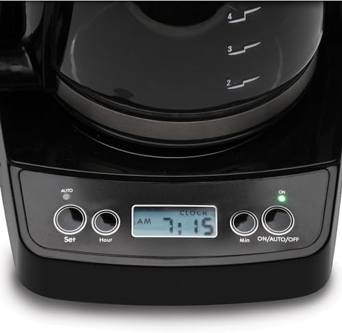Capresso 5-Cup Mini Drip Coffee Maker, Black and Stainless Steel - Image 3