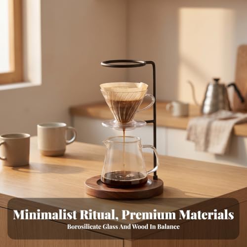 Manual Coffee Brewer with Glass Carafe, color to 1 - Image 5