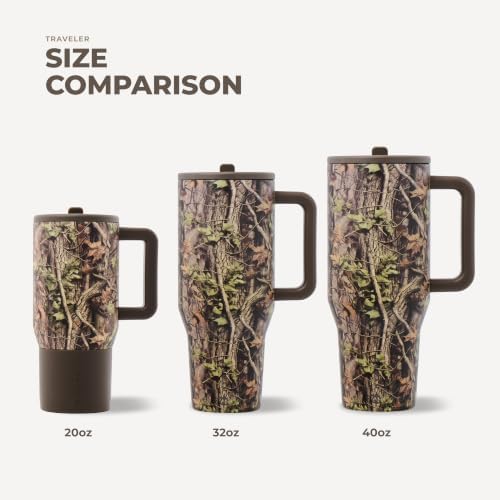 HydroJug Traveler 20oz Kids Insulated Tumbler with Handle, Woodland - Image 5