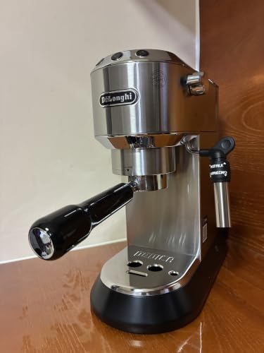 51mm Bottomless Portafilter Compatible with DeLonghi EC680 EC685 Espresso Machine Stainless Steel Portafilter Along with Espresso Filter Basket Coffee Bottomless Handle-ABS Plastic - Image 2