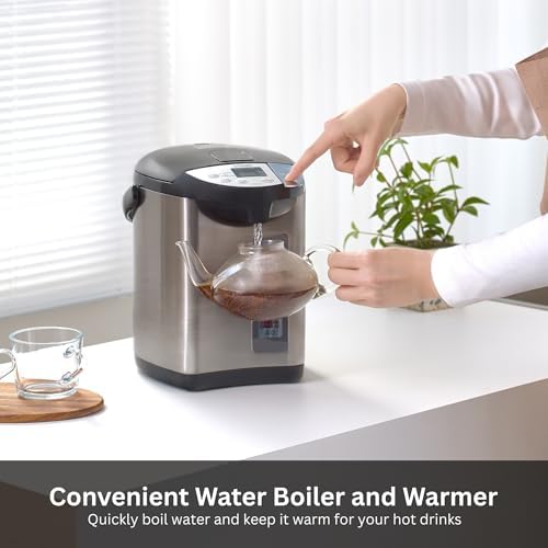 TIGER PDZ-A30U 3.0 Liter Water Boiler and Warmer with 4 Auto-Temp Settings, Stainless Steel Finish - Image 2