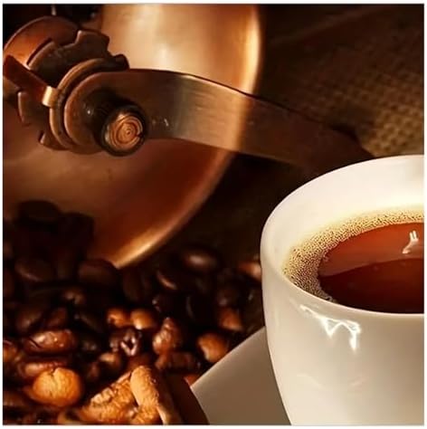 1PCS Manual Coffee Grinder Burr Hand Crank Coffee Grinders Wooden Hand Coffee Grinder Classic Coffee - Image 4
