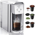 SIFENE 3-in-1 Single Serve Coffee Maker for Pods, Grounds & Tea, White by SiFENE