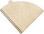 Paper Filters Unbleached Coffee Cone Fits For Drip And Compatible(100pcs pack V02) by Unknown