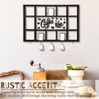 Cinnvoice Oversize Coffee Mug Display Shelf for Wall, Black - Image 7