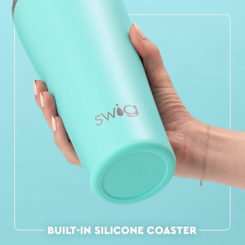 Swig Life 32oz Insulated Tumbler with Lid, Garden Party - Image 5