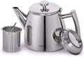 VeoHome Stainless Steel Tea Pot with Infuser - Keeps Heat Thanks to its Double Wall, Silver (0.5 Liter (17 oz))… by VeoHome