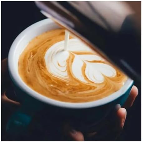 Milk Frother Cup,Coffee Jug,600/900ml 304 Stainless Steel Insulated Handle Wax Cup Espresso Craft Latte Milk Cream Foam Cup Home Café(900ml) - Image 7