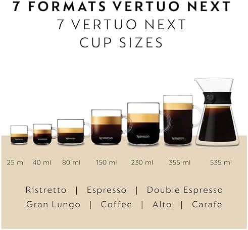 Nespresso Vertuo Next Coffee & Espresso Maker by Breville, Light Grey - Image 6