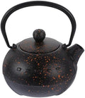 Vintage Japanese Cast Iron Tetsubin Teapot 0.4l Small Metal Tea Pot with Handle for Home and Tea House Brewing by WATIIFUFU