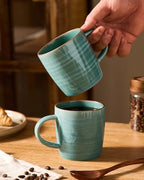 famiware Coffee Mugs Set of 6, Meteor 13 oz Ceramic Mug Cup Set with Handle - Image 3