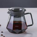 Glass Coffee Maker Carafe with V60 Dripper Server for Pour Over Coffee Brewing (600, Milliliters) by Buyohlic