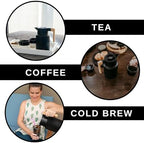 Thermal Coffee Carafe 50 Oz - Insulated Stainless Steel with Tea Infuser - Image 3