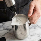 Stainless Steel Milk Frothing Pitcher 33 oz (1000ml), 2-Pack – Premium Mirror Finish Espresso Steaming Cup, Large Metal Coffee Latte Art Jug with Precision Pour Spout for Baristas and Cafes - Image 5