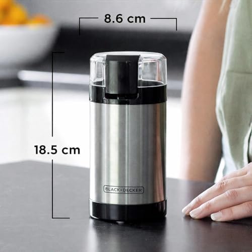 BLACK+DECKER One-Touch Coffee & Spice Grinder with Stainless Steel Blades - Image 5