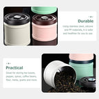 Vacuum Beans Jar 750Ml White Sealed Canister Airtight Spice Container Press-To-Close Food Storage for Coffee, Grains, and Snacks - Image 7