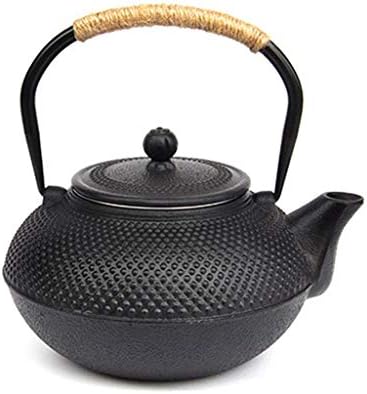 Cast Iron teapot,Classic Tea Kettle,1.5L Japanese Cast Iron Teapot Kettle with Enamel Coated Interior Black, Tetsubin Tea Kettle Stovetop by Unknown