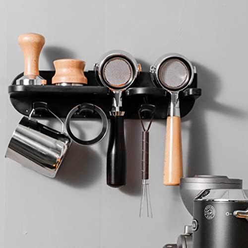 Space Saving Wall Shelves Coffee Station Organizer Multipurpose Espresso Tools Coffee Portafilter Holder for Home Espresso Tools Wall Rack - Image 5
