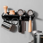 Wall Shelves Coffee Storage Rack Handle Ear Bracket Portafilter Handle Hanger Self-Adhesive Tool Coffee Portafilter Holder Espresso Tools - Image 7
