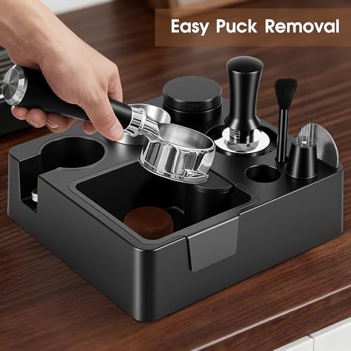Reoszeank 58mm Espresso Accessories Kit, Tamping Station, Knock Box, Tamper - Image 6