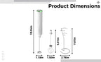 Milk Frother with Stand, Rechargeable Handheld Electric Drink Mixer, 1500mAh Battery, 6500 RPM, Stainless Steel Whisks, Type-C Charge, 400 Second Runtime for Latte, Coffee, Cappuccino - Image 4
