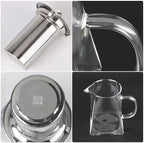 Tea Infuser Heat Resistant Clear Kettle Household Teaware With Stainless Steel - Image 3