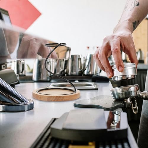 STOBAZA Metal Filter Cup Holder with Stable Wooden Base - Image 7