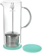 FORLIFE LUCENT Glass Iced Tea Jug with Capsule Infuser, 48-Ounce, Mint - Image 3
