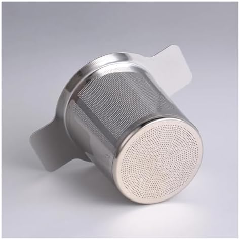 1/2/5/10pcs Stainless Steel Tea Leak Binaural Filter Mesh Infuser Reusable Strainer Teapot(With lid 1pc) - Image 2