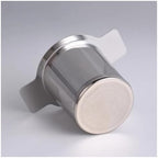 1/2/5/10pcs Stainless Steel Tea Leak Binaural Filter Mesh Infuser Reusable Strainer Teapot(With lid 1pc) - Image 2