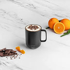 Ember Temperature Control App-Enabled Smart Mug 2, 10 oz with Zulay Milk Frother and Signature Cloth - Image 4