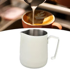 Stainless Steel Milk Frothing Pitcher with Pointed Spout, 450ml/15oz - Image 3
