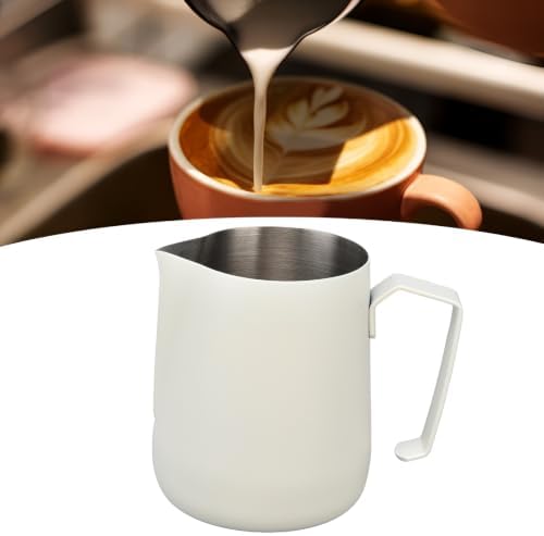 Stainless Steel Milk Frothing Pitcher with Pointed Spout, 450ml/15oz - Image 3