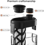 Cold Brew Coffee Maker,33 oz BPA free Pitcher with 350-Mesh Ultra-Fine Filter, Refrigerator Horizontal Stackable Space Saving, Airtight & Leak-Proof for Iced Coffee,Tea & Lemonade (White) - Image 3