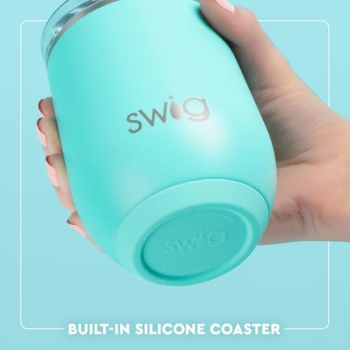 Swig Life 12oz Insulated Wine Tumbler with Lid, Scoop There It Is - Image 5