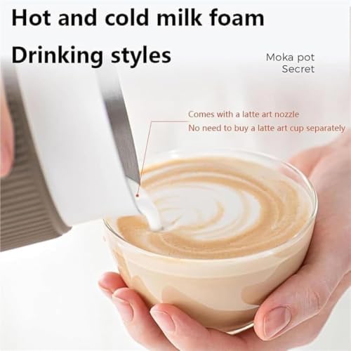 Electric Moka Pot with Milk Frother-Automatic Brewing & Frothing - Image 2