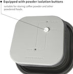 Vacuum Coffee Canister&Food Storage Container with One-click vacuum, Preserves Freshness for Weeks, 12oz Food-grade PC Coffee Vacuum Canister for Ground Coffee & Beans Or spices-white - Image 5